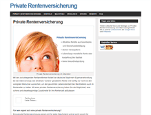 Tablet Screenshot of private-rentenversicherung-ratgeber.de